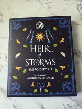Fairyloot Embroidery Kit Inspired by Heir of Storms March 2026